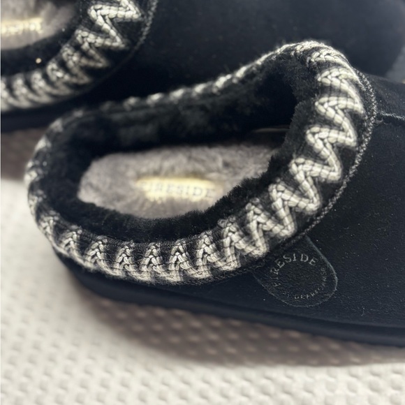 Fireside Dearform Grafton Genuine Shearling Clog Slipper W8 New - Picture 4 of 7